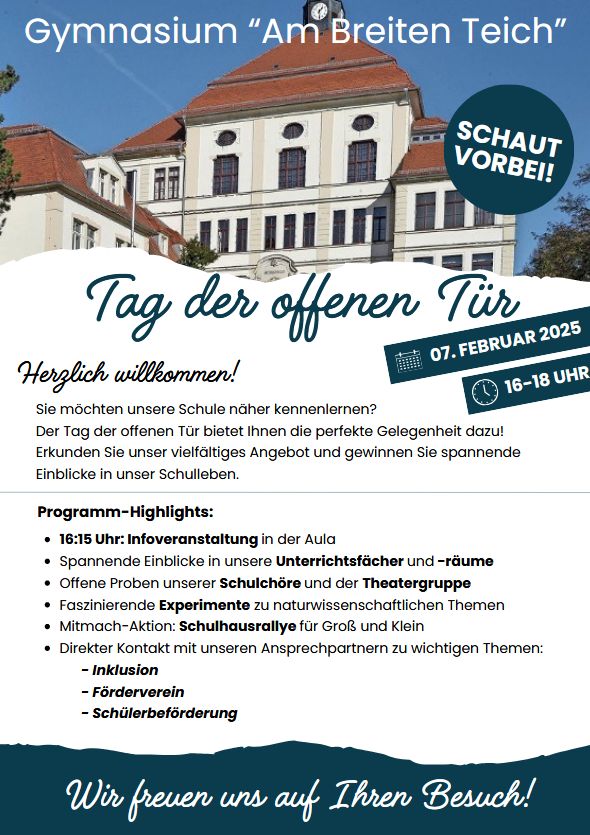 Gymnasium „Am Breiten Teich“ Borna Höhere Schule seit 1873